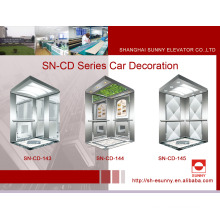 Elevator Cabin with Hairline Side Panel (SN-CD-143)